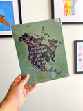 No one is Illegal on Stolen Land 8x10 